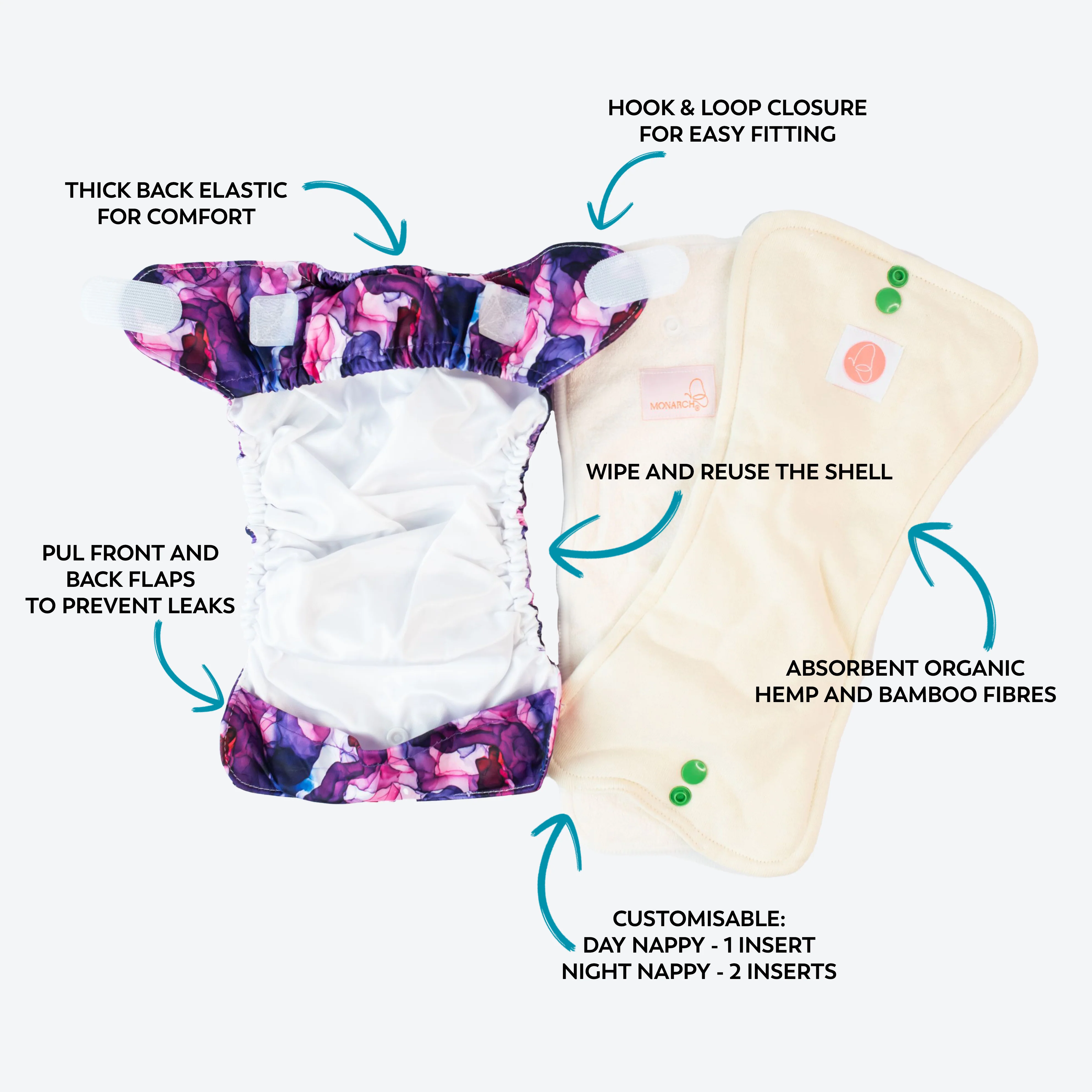 Inserts | Newborn Nappy - Image 3