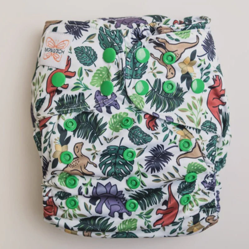 Classic Hemp-Top Nappy | Prehistoric - Image 4