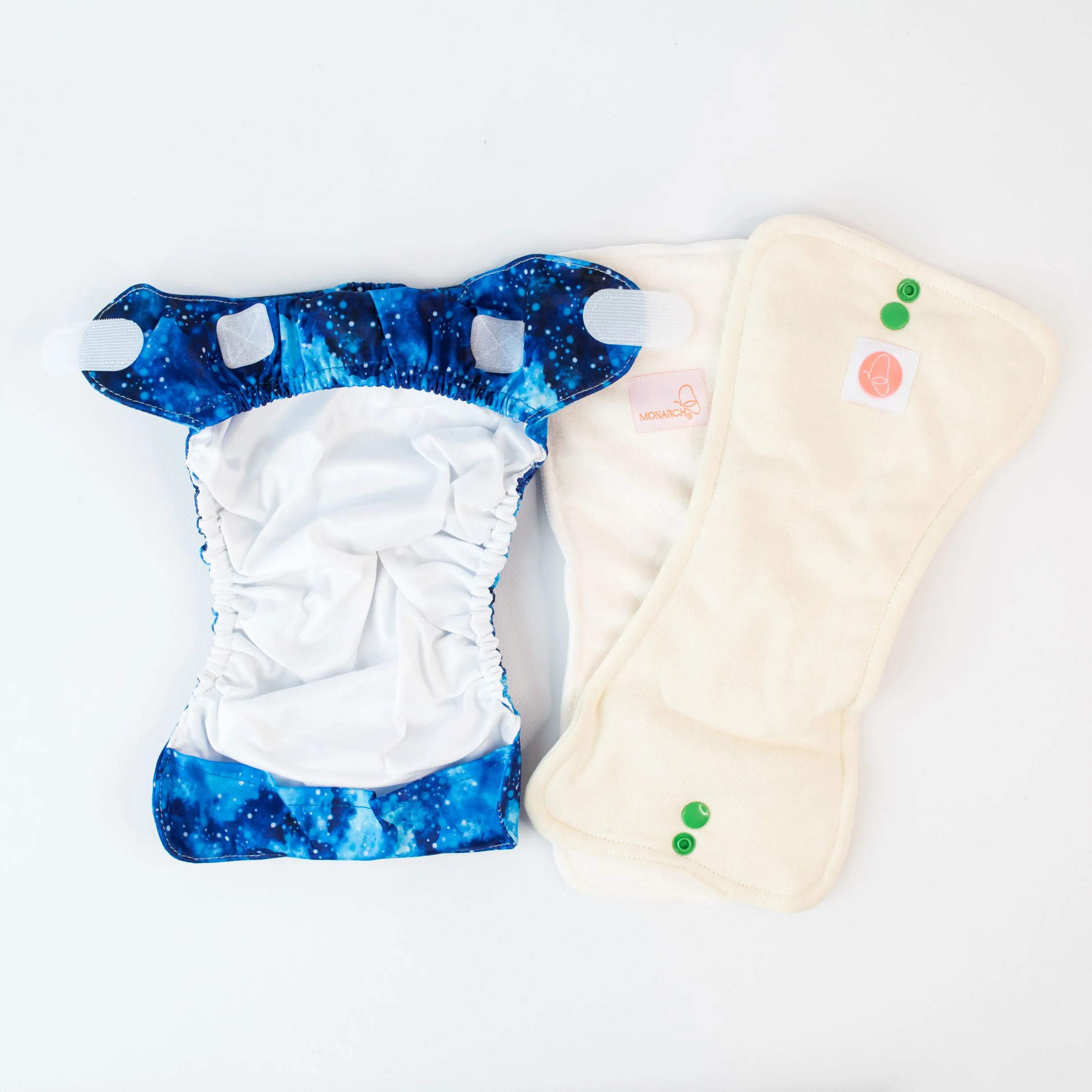 Newborn Wipeable Nappy | Snowstorm - Image 4